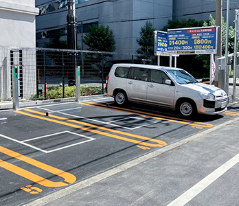 フラップレス駐車場