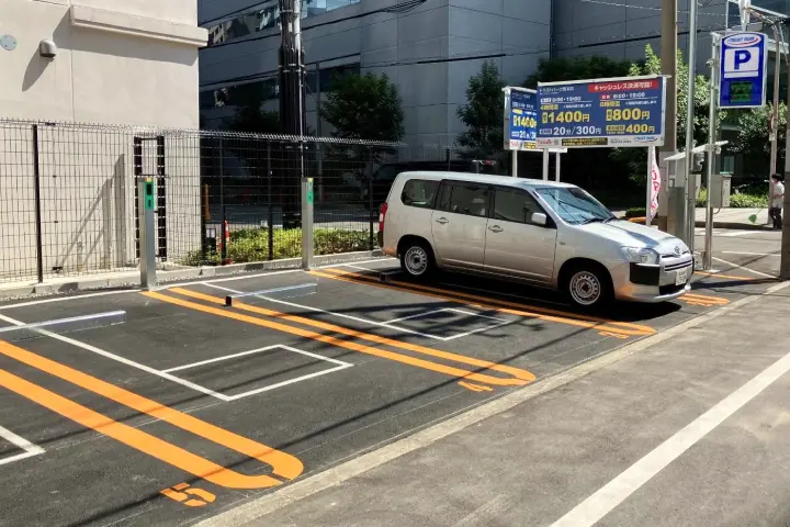 フラップレス駐車場